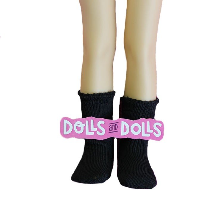 Complements for Paola Reina 32 cm doll - Las Amigas - Black socks