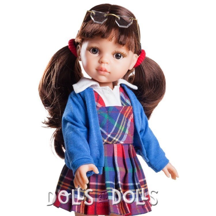 Paola Reina doll 32 cm - Las Amigas - Carol Schoolgirl doll