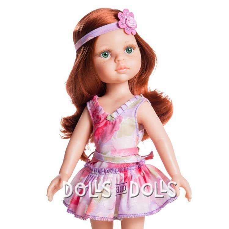 Paola Reina doll 32 cm - Las Amigas - Cristi with dress with flowers