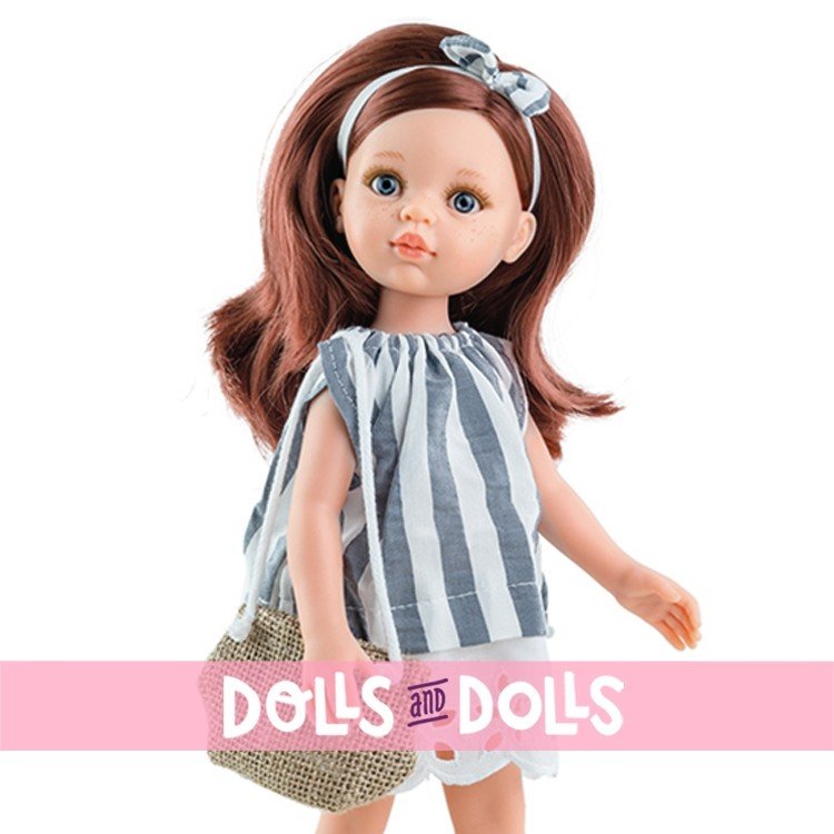Paola Reina doll 32 cm - Las Amigas - Cristi with striped dress
