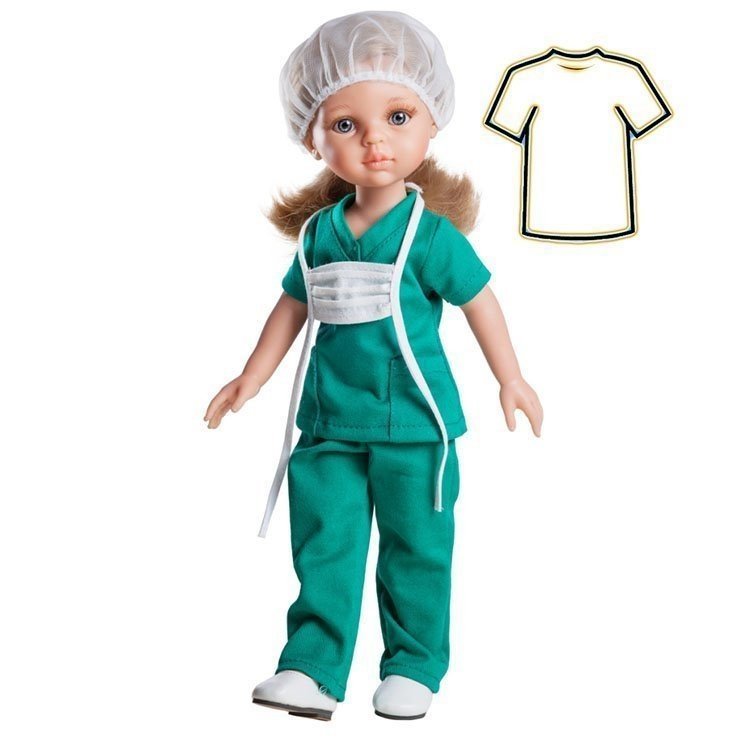 Outfit for Paola Reina doll 32 cm - Las Amigas - Nurse dress Carla