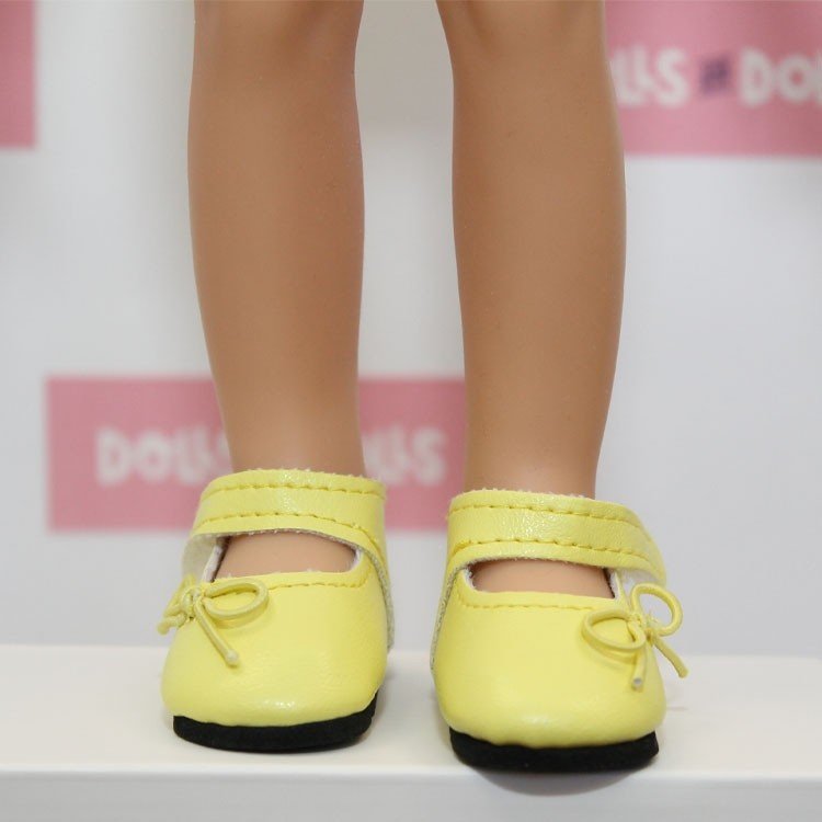 Complements for Paola Reina 32 cm doll - Las Amigas - Light yellow shoes 