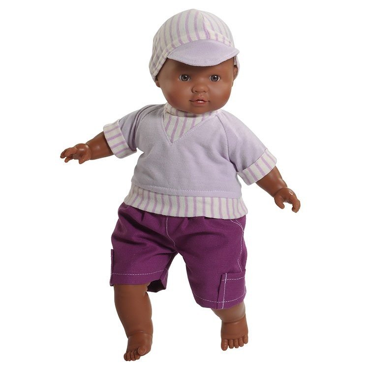 Paola Reina doll 36 cm - Los Manu - African-american boy