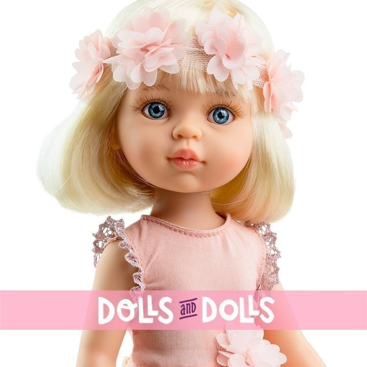 Paola Reina doll 32 cm - Las Amigas Funky - Claudia with pink sequin dress