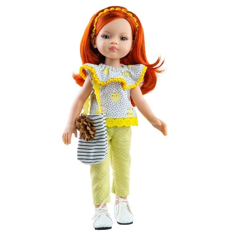 Paola Reina doll 32 cm - Las Amigas - Liu with kittens outfit and bag