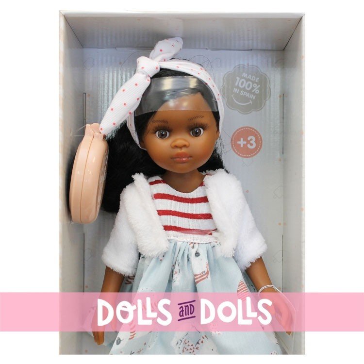 Paola Reina doll 32 cm - Las Amigas - Nora with little bears outfit 
