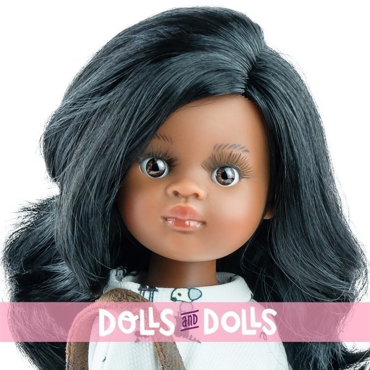 Paola Reina doll 32 cm - Las Amigas - Nora with set of dolls and bag