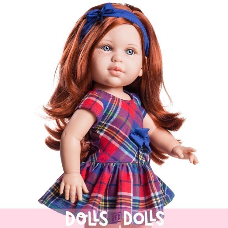 Paola Reina doll 45 cm - Soy tú - Becky with checkered dress