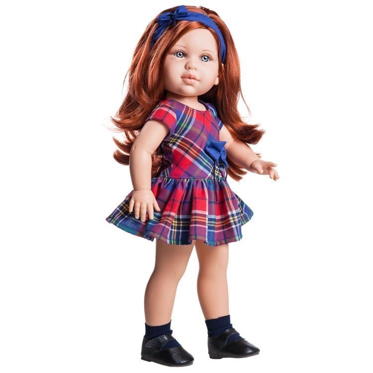 Paola Reina doll 45 cm - Soy tú - Becky with checkered dress