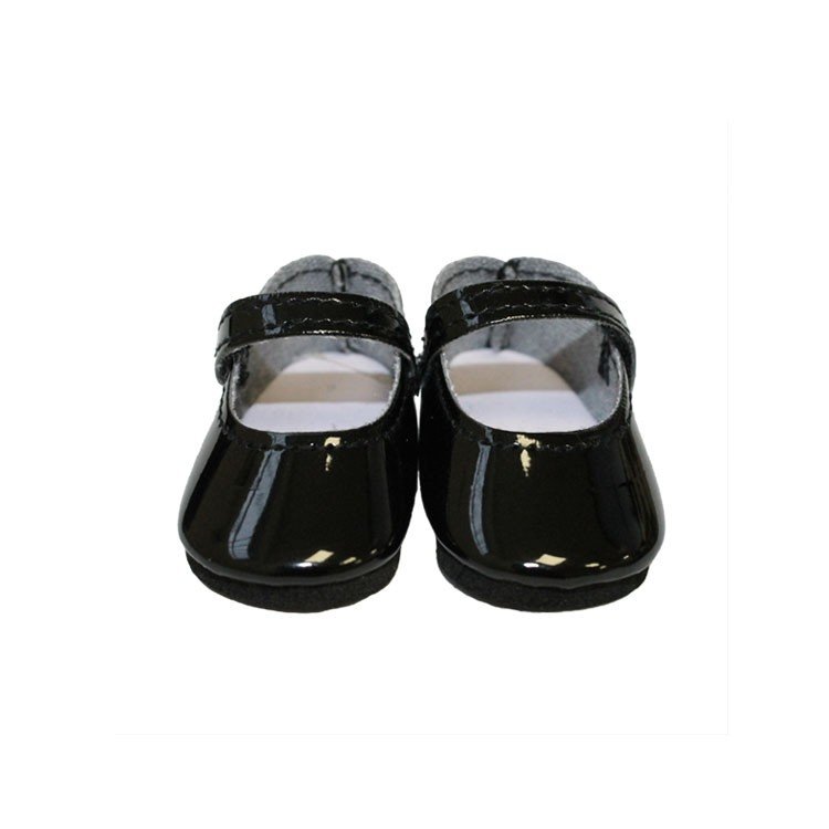 Complements for Paola Reina 32 cm doll - Las Amigas - Patent leather black shoes 