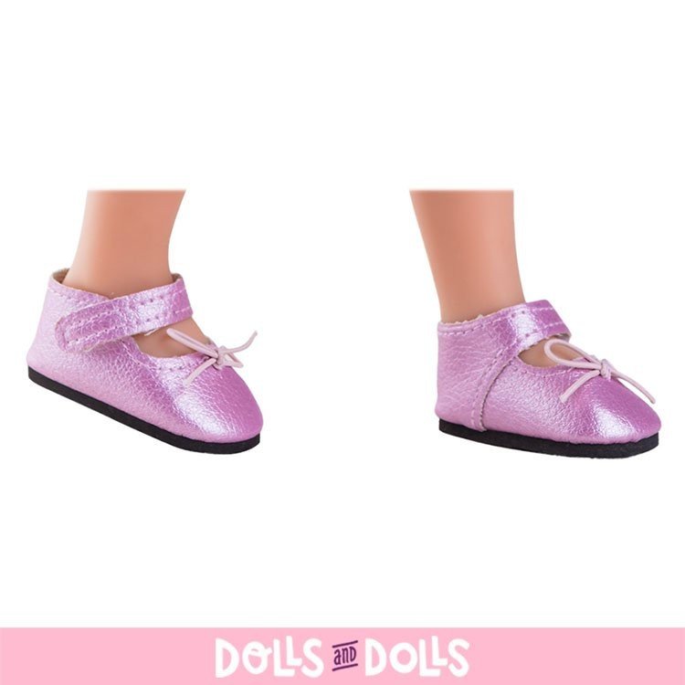 Complements for Paola Reina 32 cm doll - Las Amigas - Pink shoes with loop and velcro
