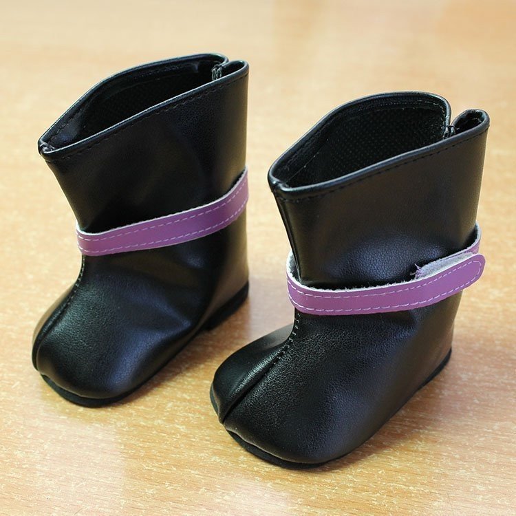 Complements for Paola Reina dolls 60 cm - Las Reinas - Black velcro boots