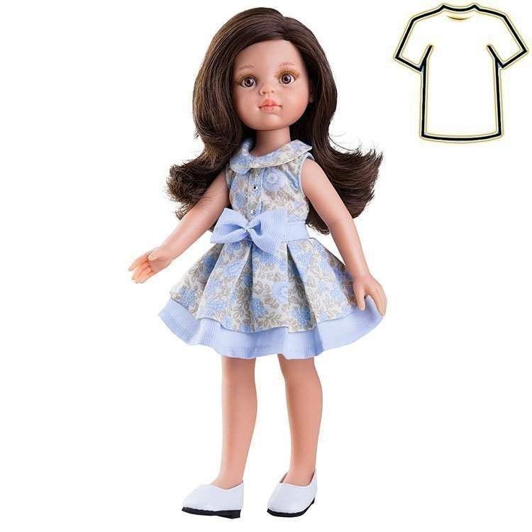 Outfit for Paola Reina doll 32 cm - Las Amigas - Flowers dress of Carol