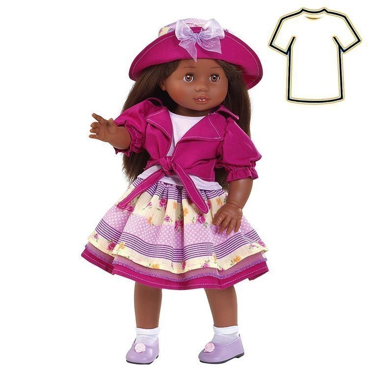 Outfit for Paola Reina doll 45 cm - Soy Tú - Dress mixed race doll