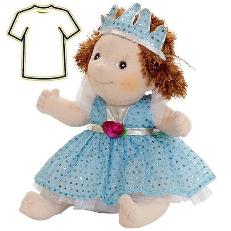 Outfit for Rubens Barn doll 38 to 40 cm - Little Rubens and Cosmos - Blue Princess