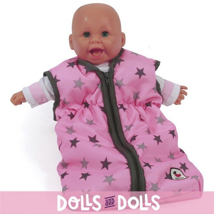 Sleeping bag for dolls to 55 cm - Bayer Chic 2000 - Grey stars