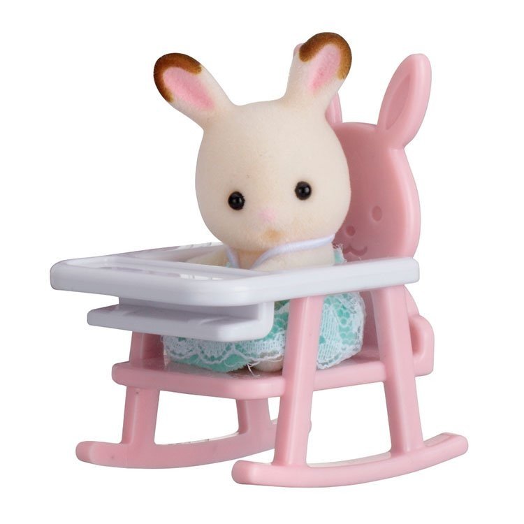 Sylvanian Families - Baby to bring - Chocolate rabbit with baby chair