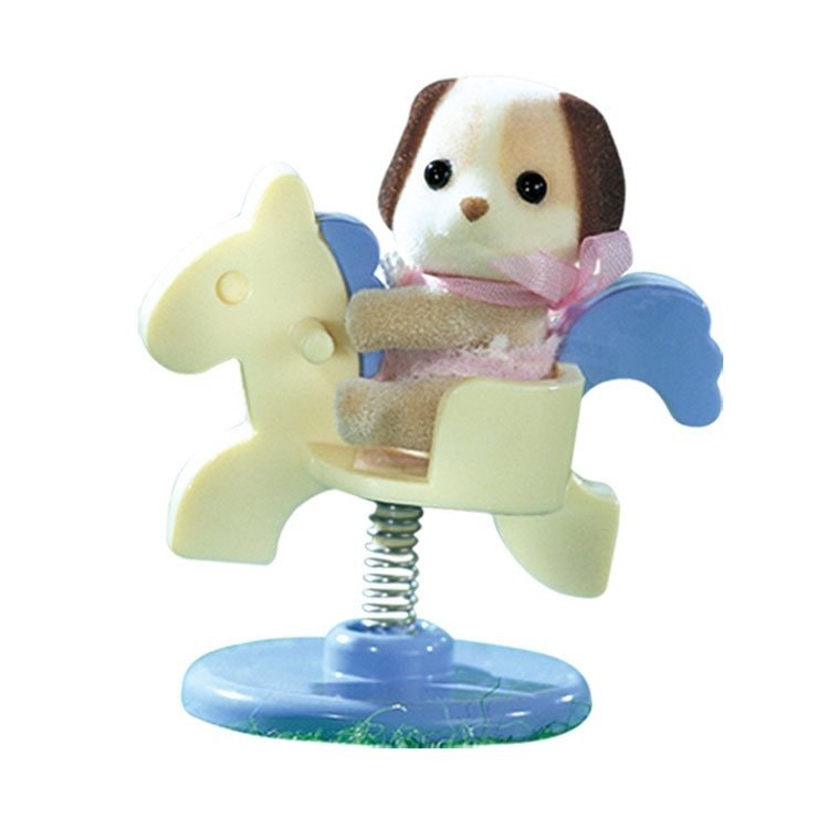 Sylvanian Families - Baby to bring - Dog with rocking horse