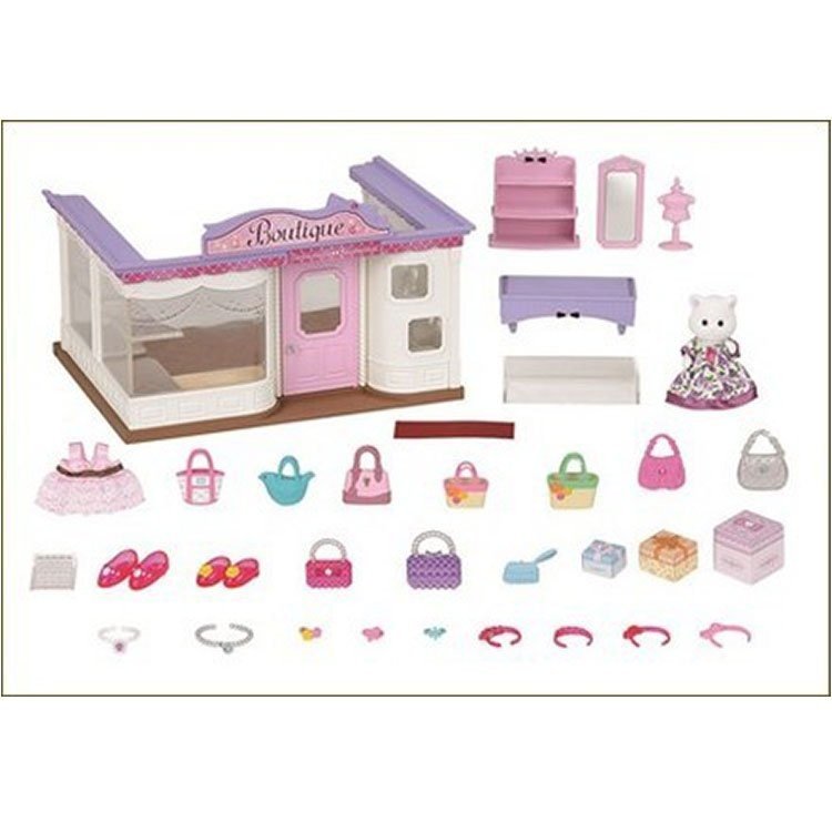 Sylvanian Families - Boutique with accessories - Dolls And Dolls -  Collectible Doll shop