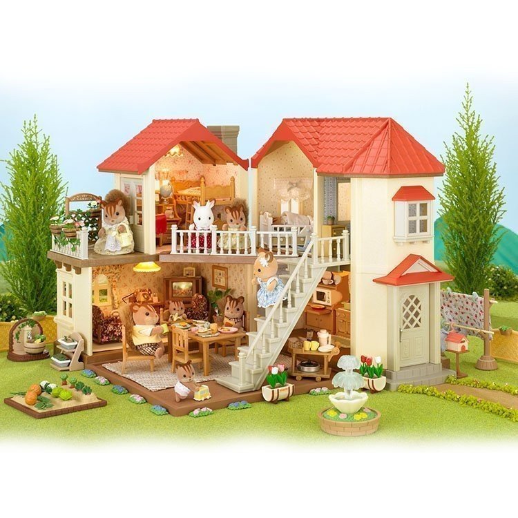 Families - City House with Lights - Dolls And - Collectible