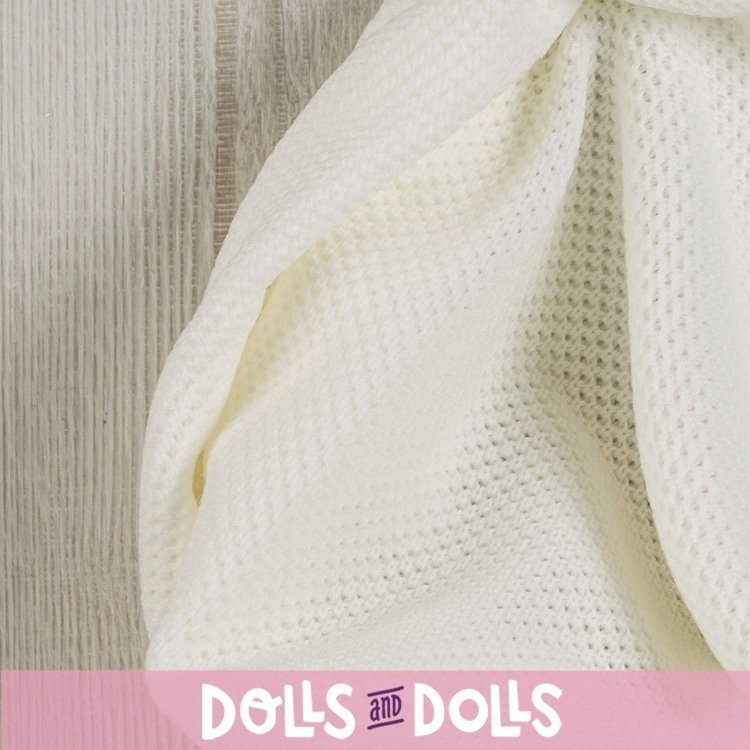 Complements for Así doll - Beige wool blanket