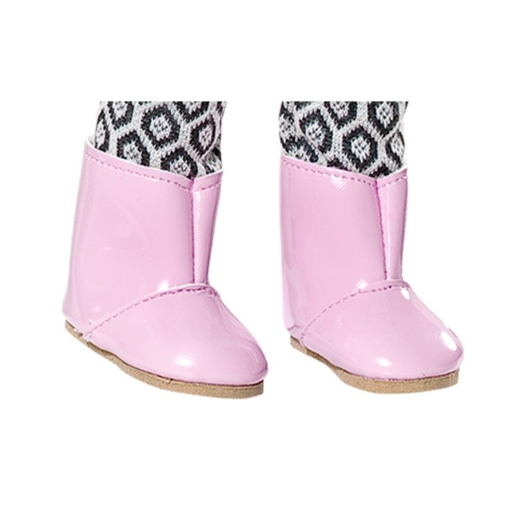Vestida de Azul doll accessories 33 cm - Paulina - Pink boots