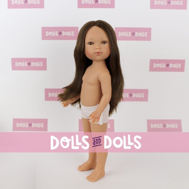 Vestida de Azul doll 28 cm - Carlota brunette without clothes
