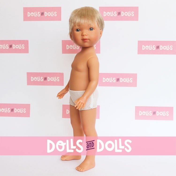 Vestida de Azul doll 28 cm - Los amigos de Carlota - Nylo blonde without clothes