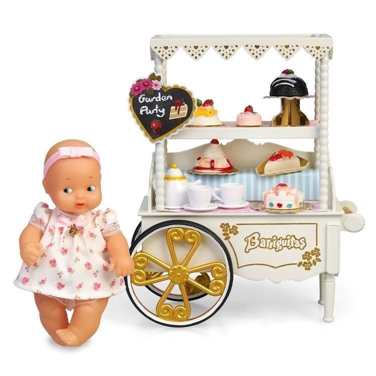 Accessories for Barriguitas Classic doll 15 cm - Snack cart