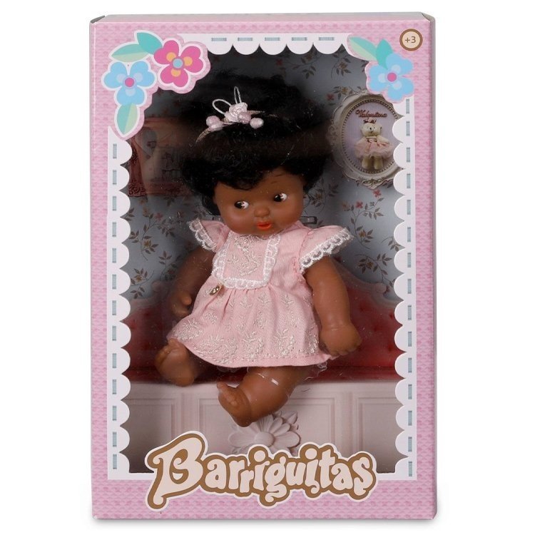 Barriguitas Classic doll 15 cm - Barriguitas Spring - African-American