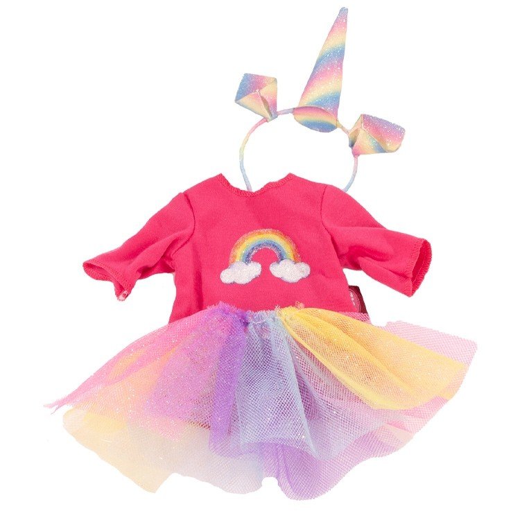 Outfit for Götz doll 36 cm - Combo Rainbow Unicorn