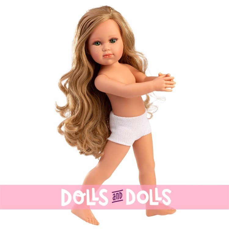 Llorens doll 42 cm - Megan multipositionable without clothes