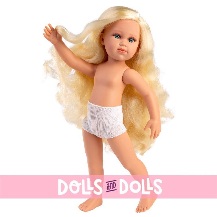 Llorens doll 42 cm - Nicole multipositionable without clothes