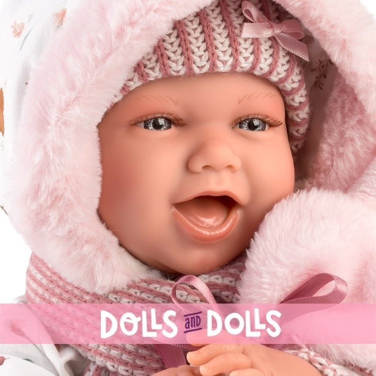 Llorens doll 40 cm - Newborn Mimi smiles