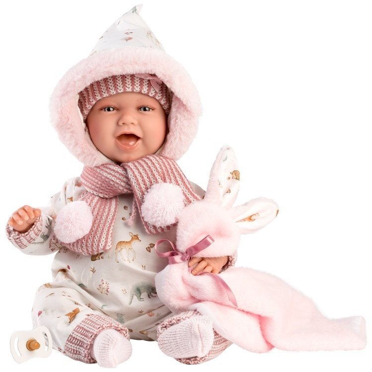 Llorens doll 40 cm - Newborn Mimi smiles