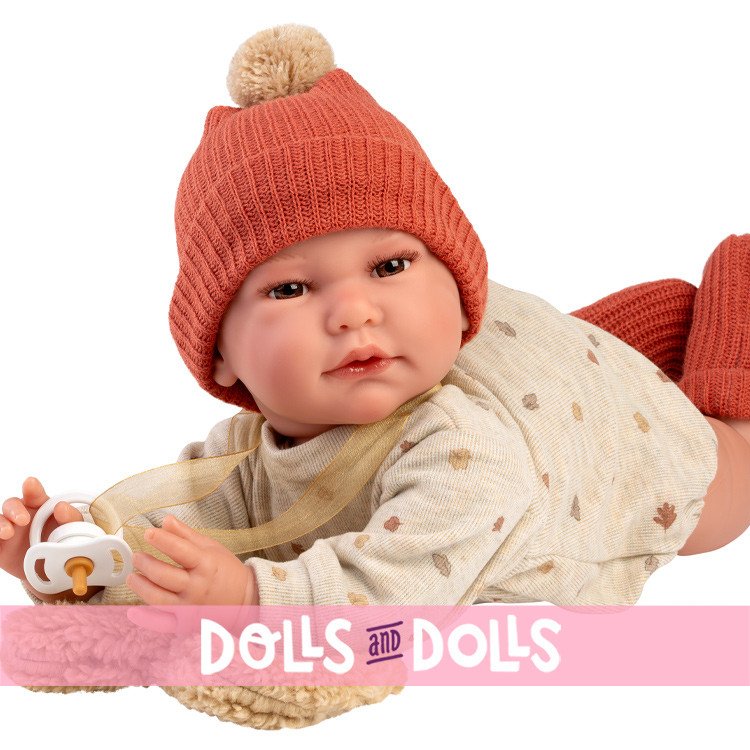Llorens doll 45 cm - Newborn Luis crybaby