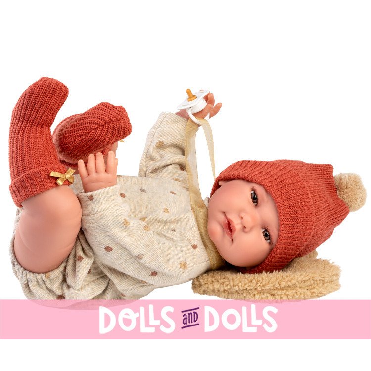Llorens doll 45 cm - Newborn Luis crybaby