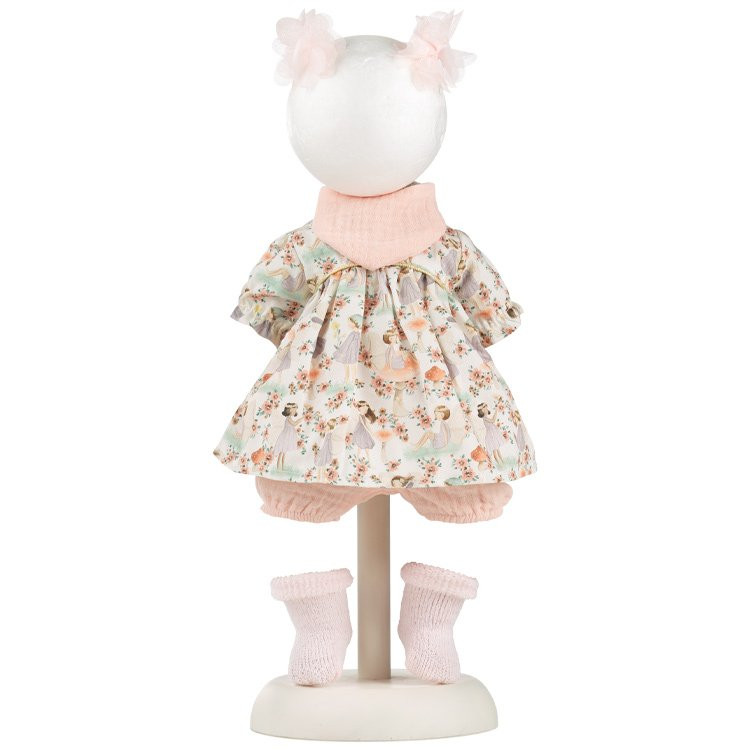 Clothes for Llorens dolls 38 cm - Flower and mushroom dress