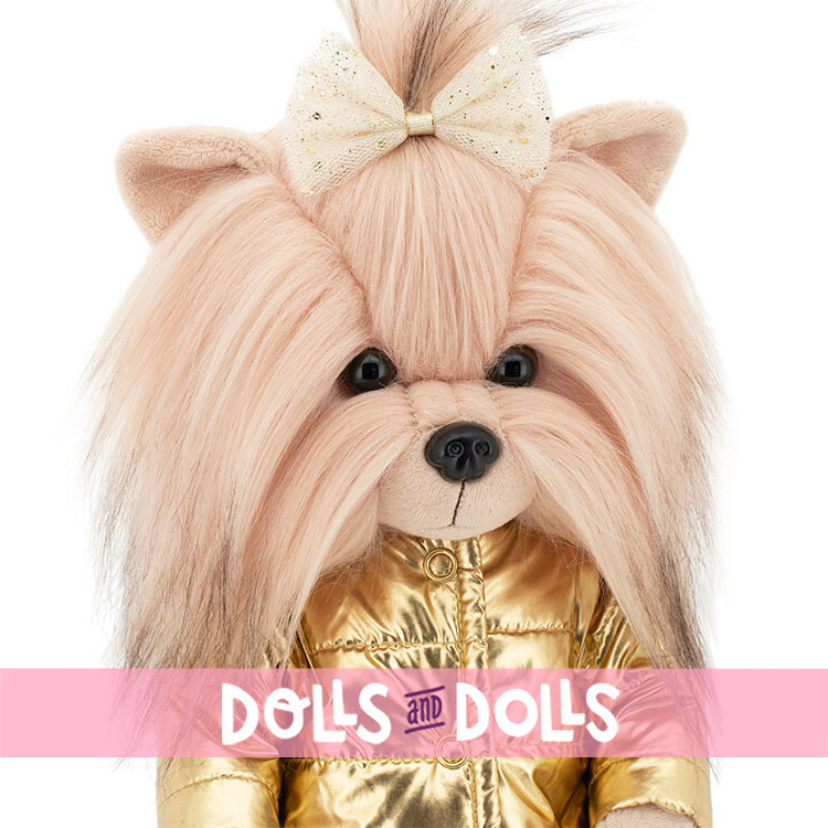Lucky Doggy doll 37 cm - Lucky Yoyo - Golden jacket