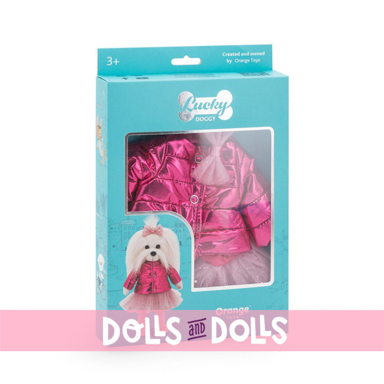 Outfit for Lucky Doggy doll 37 cm - Pink jacket