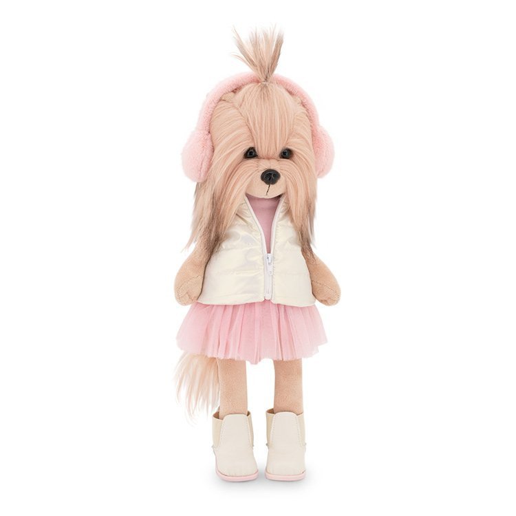 Lucky Doggy doll 37 cm - Lucky Yoyo - Pink dream