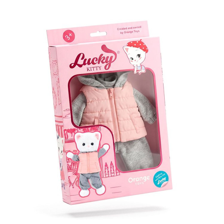Outfit for Lucky Kitty doll 38 cm - Casual Blossom