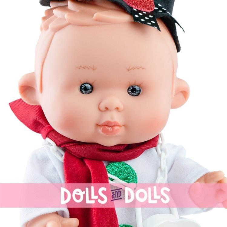 Marina & Pau doll 26 cm - Nenotes Christmas Edition - Snowman