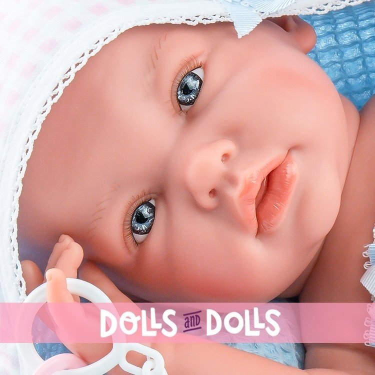 Marina & Pau doll 45 cm - Ane Baby Vichy