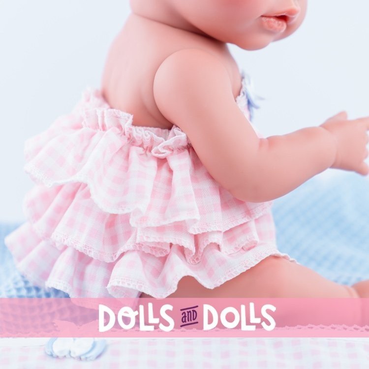 Marina & Pau doll 45 cm - Ane Baby Vichy