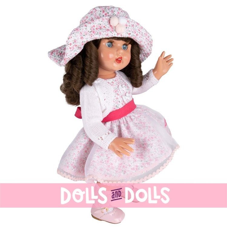 Mariquita Pérez doll 50 cm - With pink flower dress
