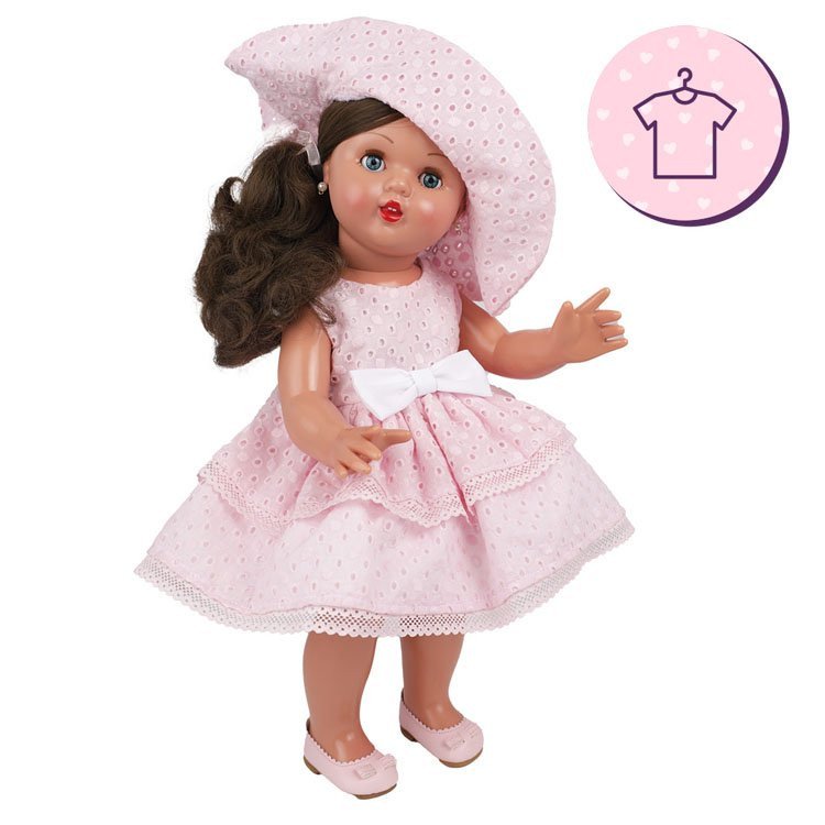 Outfit for Mariquita Pérez doll 50 cm - Pink pamela dress 2024