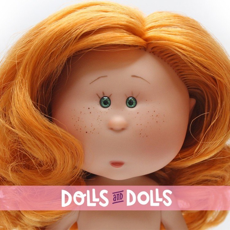 Nines d'Onil doll 23 cm - Little Mia with with wavy red hair - Without clothes