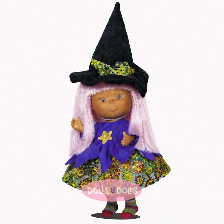 Nines d'Onil doll 23 cm - Little Pippa Witch with pink hair
