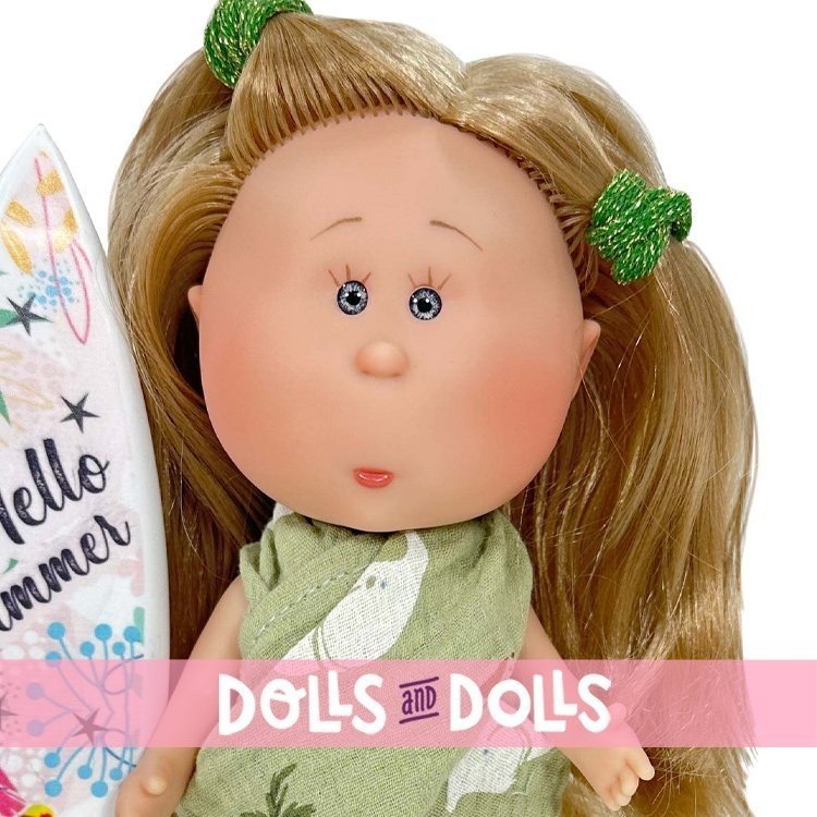 Nines d'Onil doll 23 cm - Little Mia summer with blonde hair and sarong